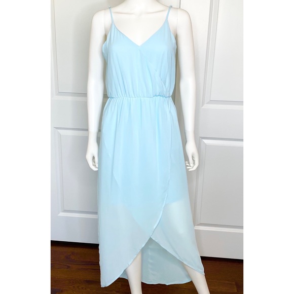 Lush Pale Blue Midaxi Dress - Picture 1 of 5